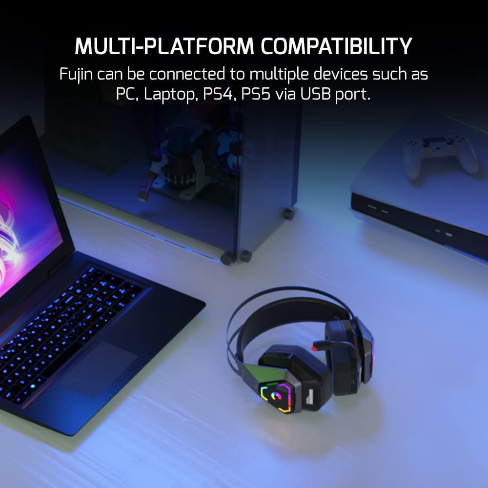 GAMEPOWER Warlord 7.1 RGB USB Gaming Headset