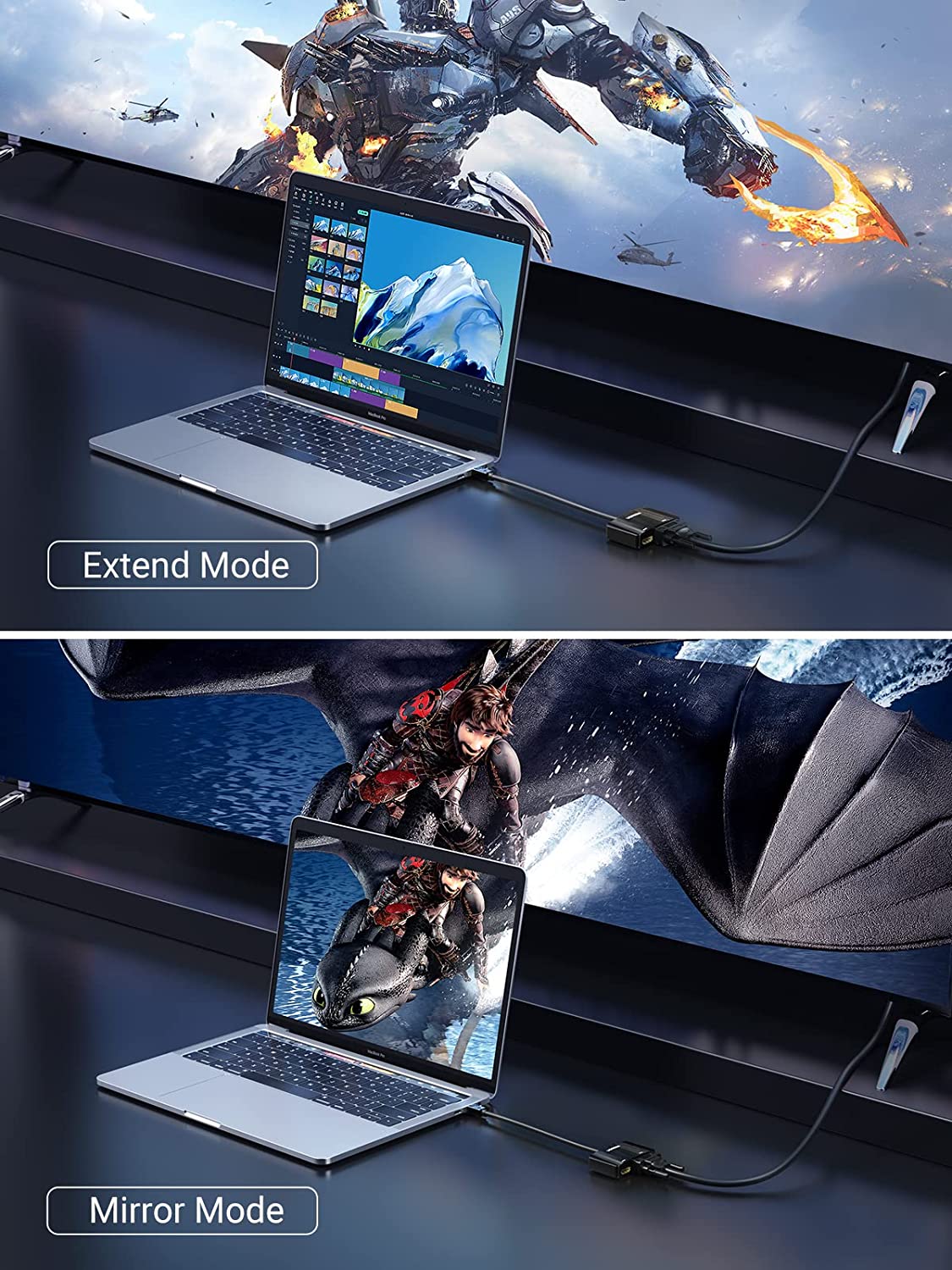 UGREEN Mini DisplayPort to HDMI VGA Adapter