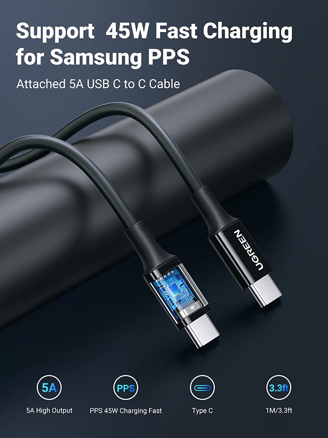 63W USB C Car Charger Adapter