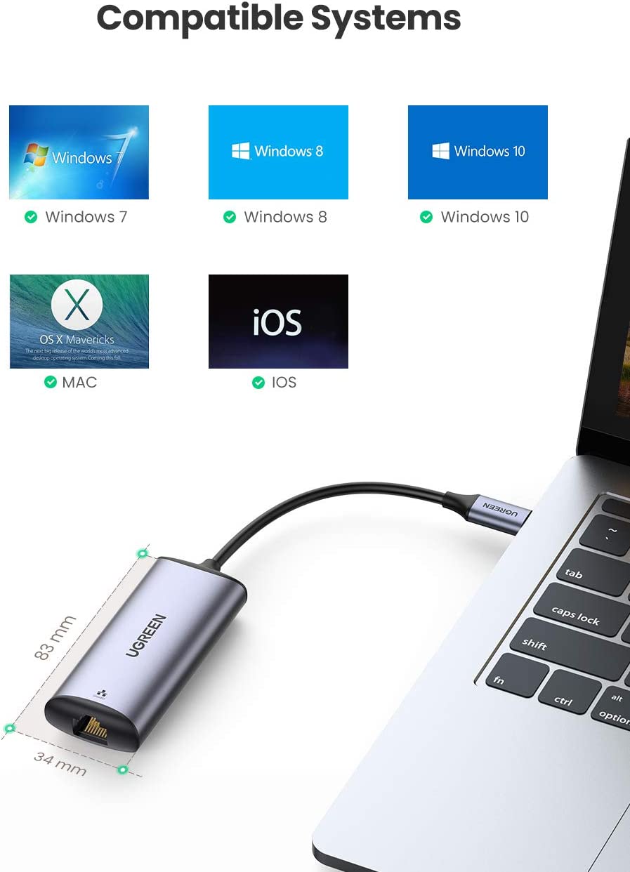 UGREEN USB C Ethernet Adapter