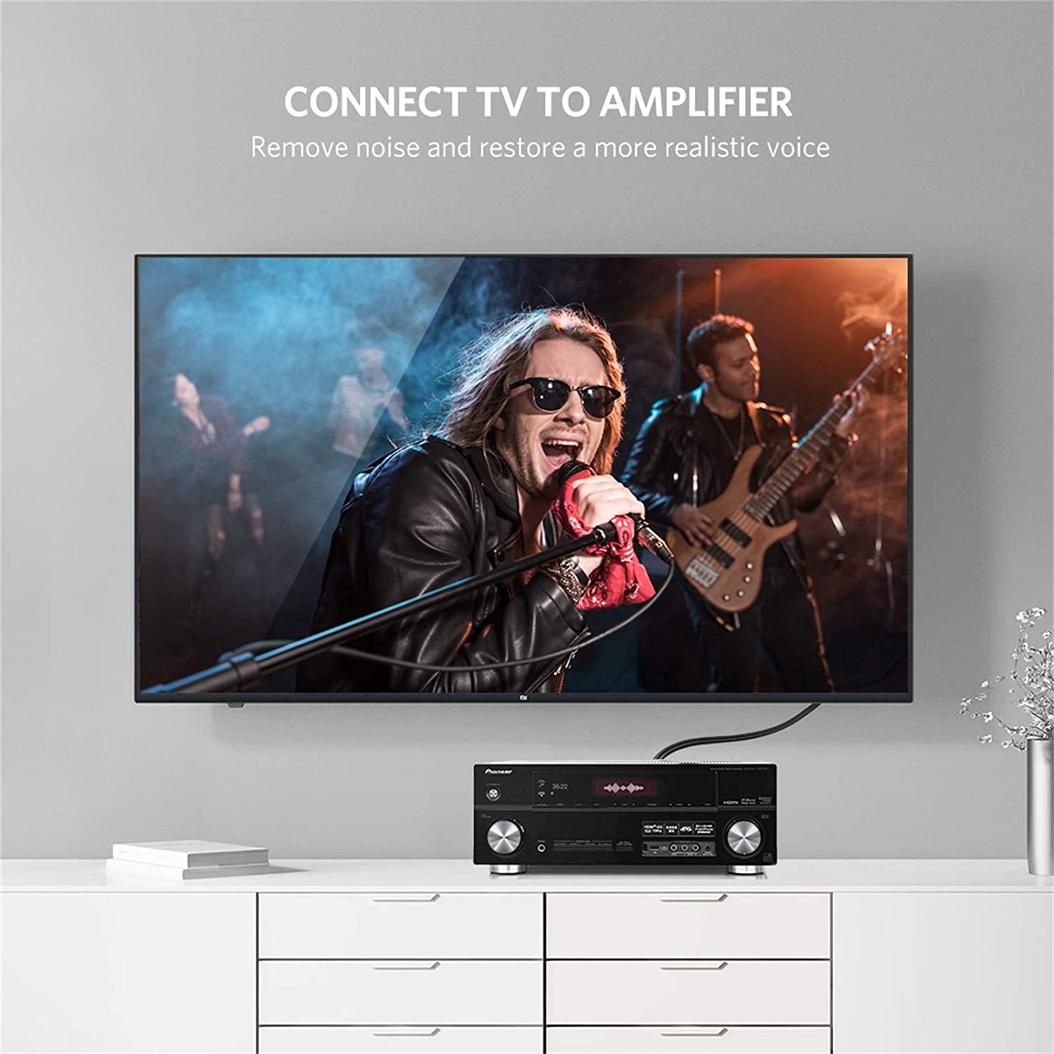 UGREEN RCA Cable 2RCA Male to 2RCA Male Stereo Audio Cable