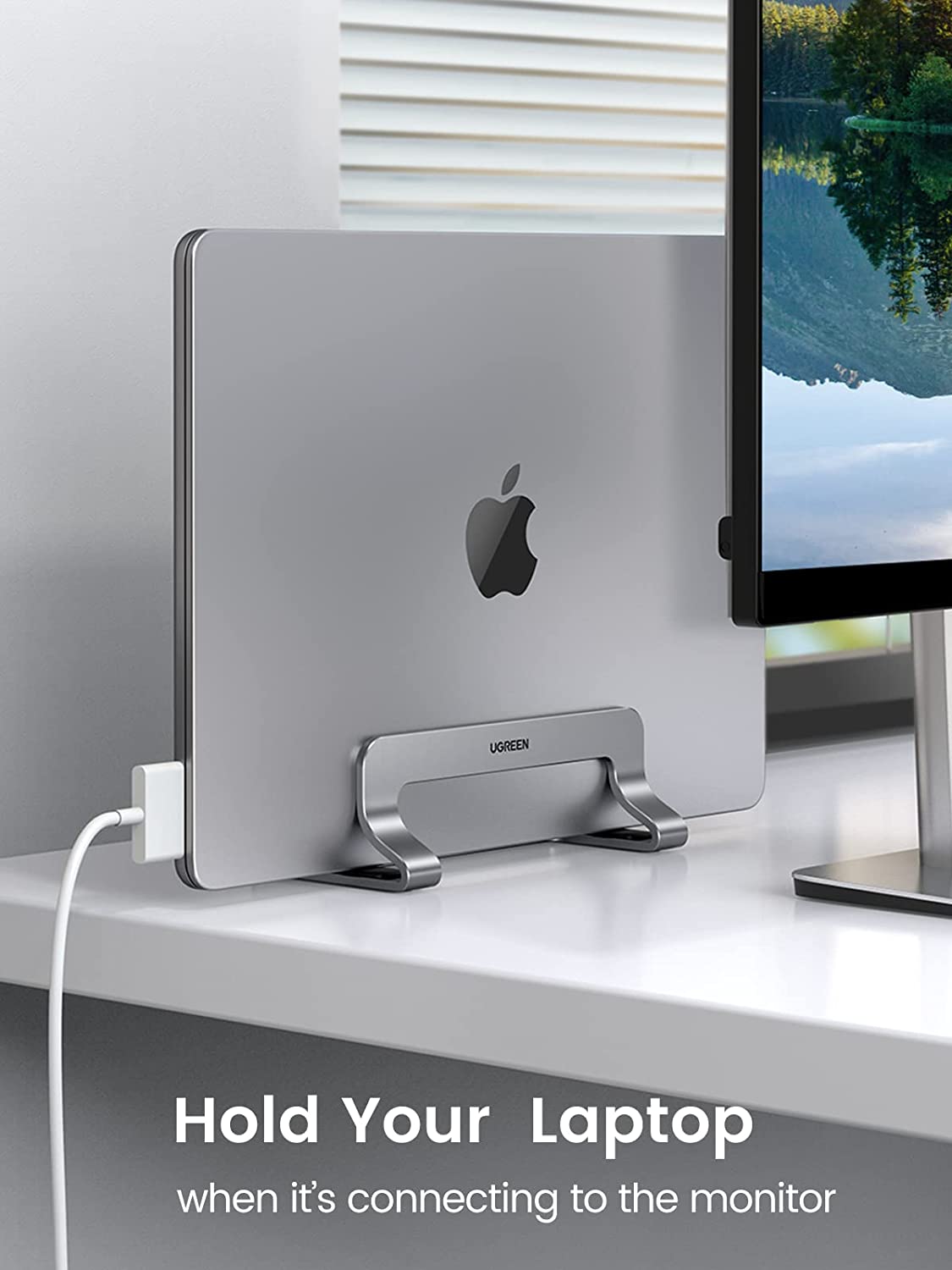 UGREEN Vertical Laptop Stand Holder Desk