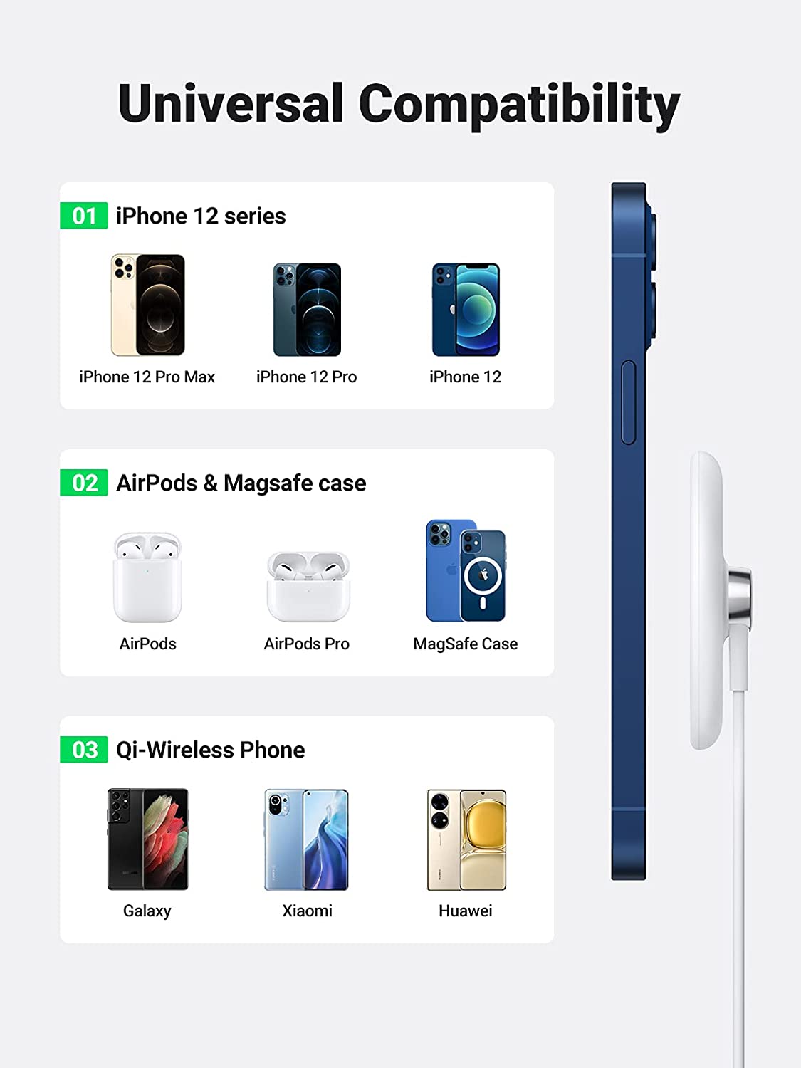 UGREEN Magnetic Wireless Charger