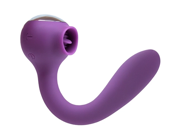 Gigil Licking bendable dual stimulation vibe