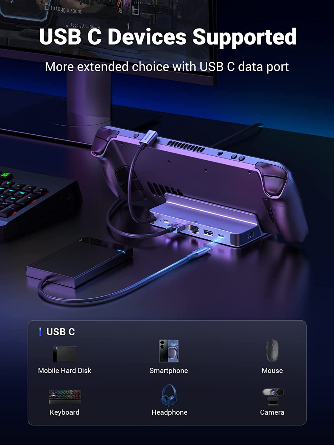 UGREEN Steam Deck Dock