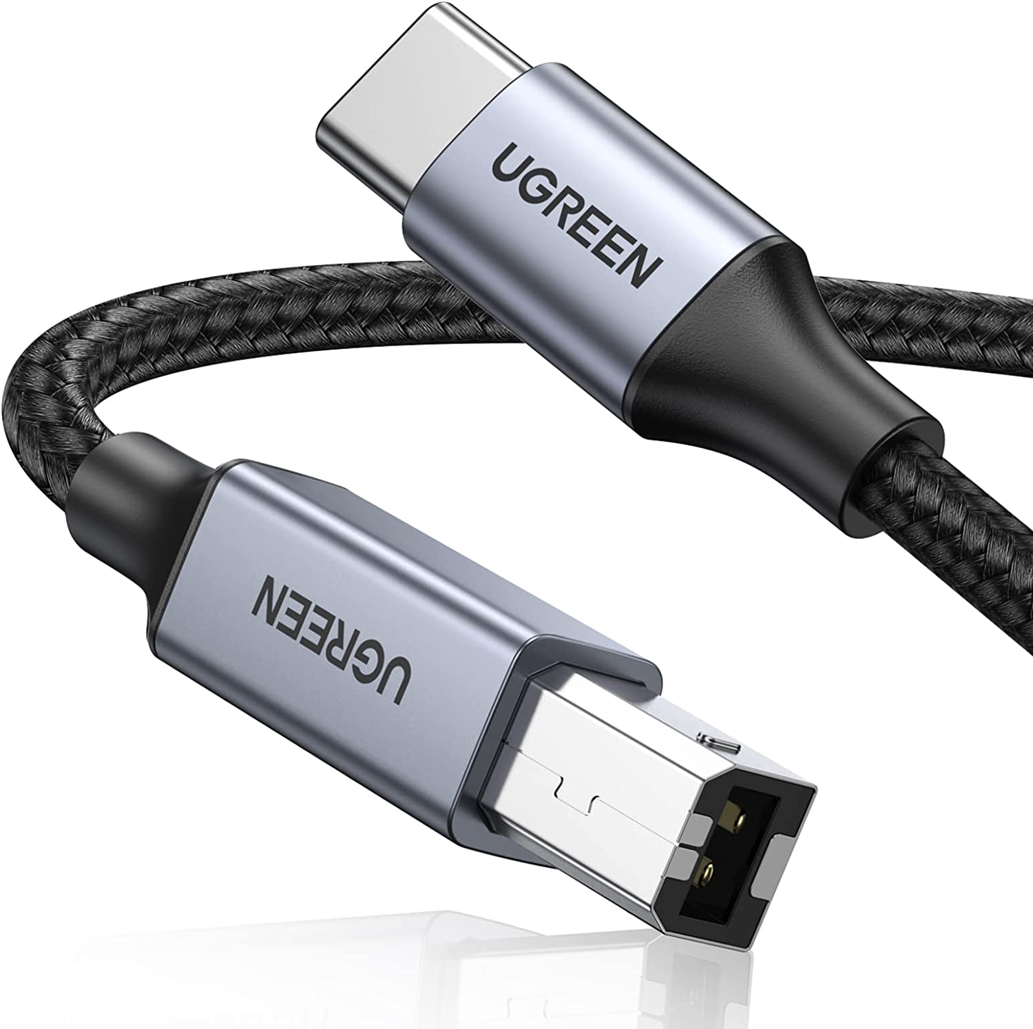 UGREEN USB C Printer Cable to USB B 3 FT
