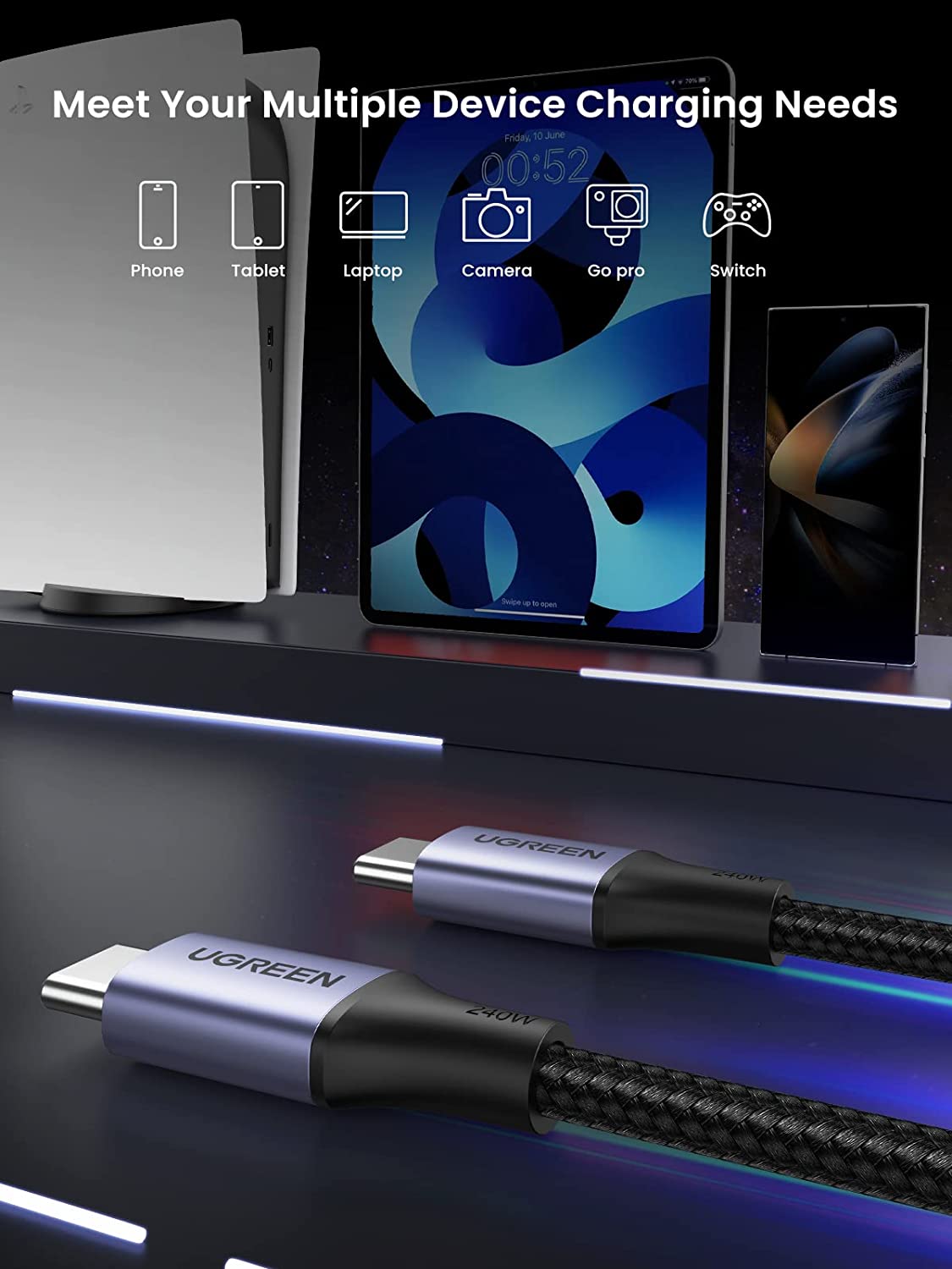 UGREEN 240W USB C Cable