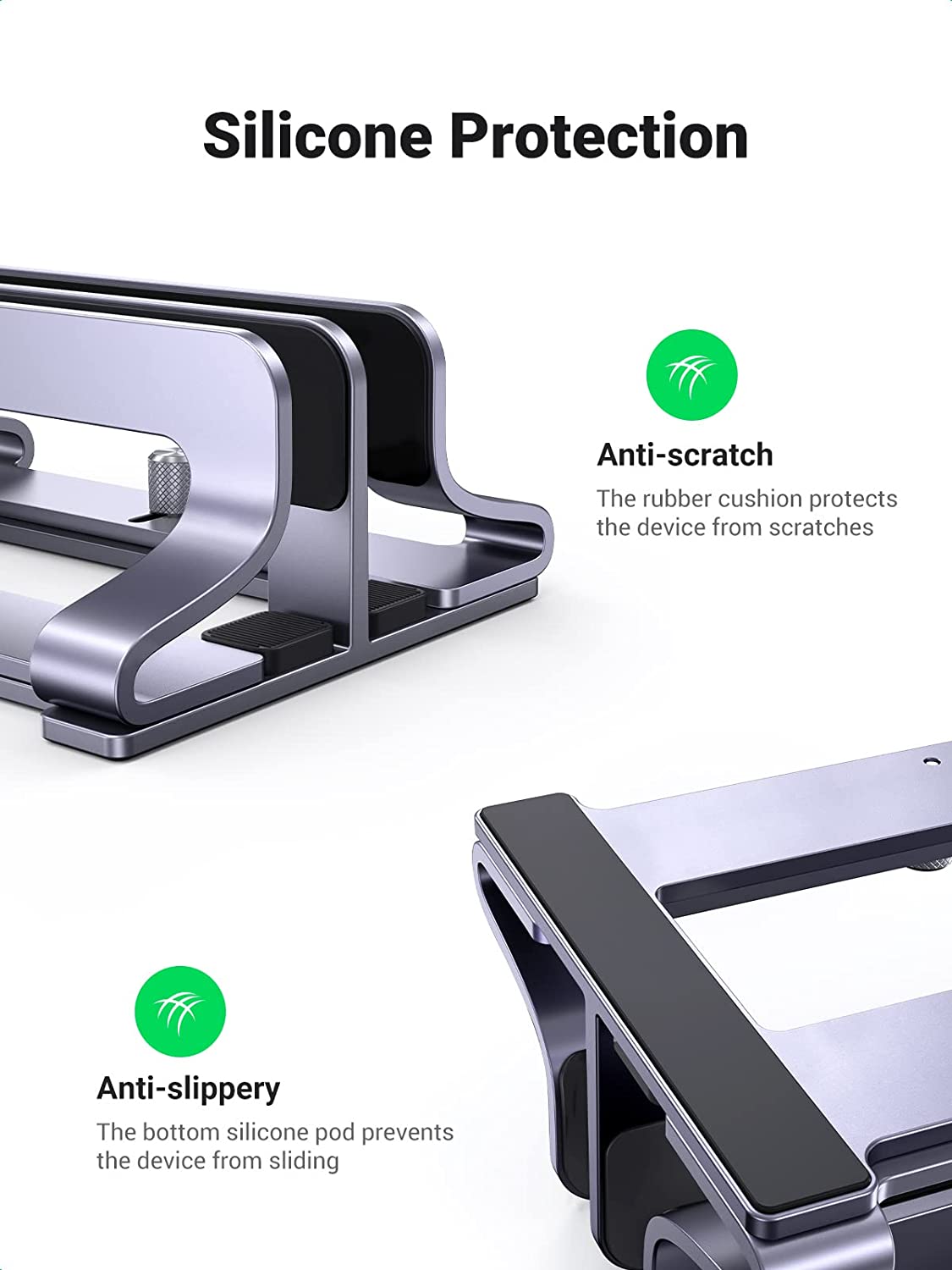 UGREEN Vertical Laptop Stand Holder Desk