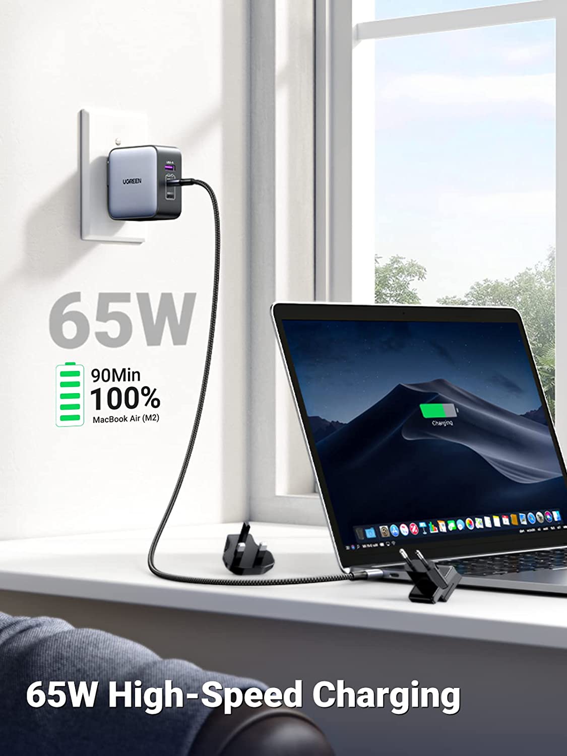UGREEN 65W USB C