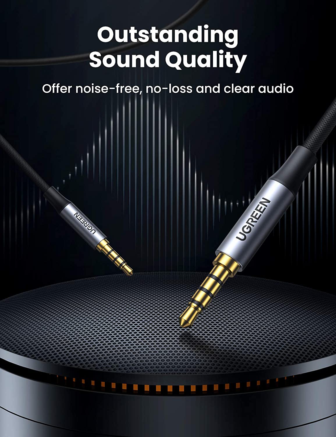 UGREEN 3.5mm Audio Cable Braided