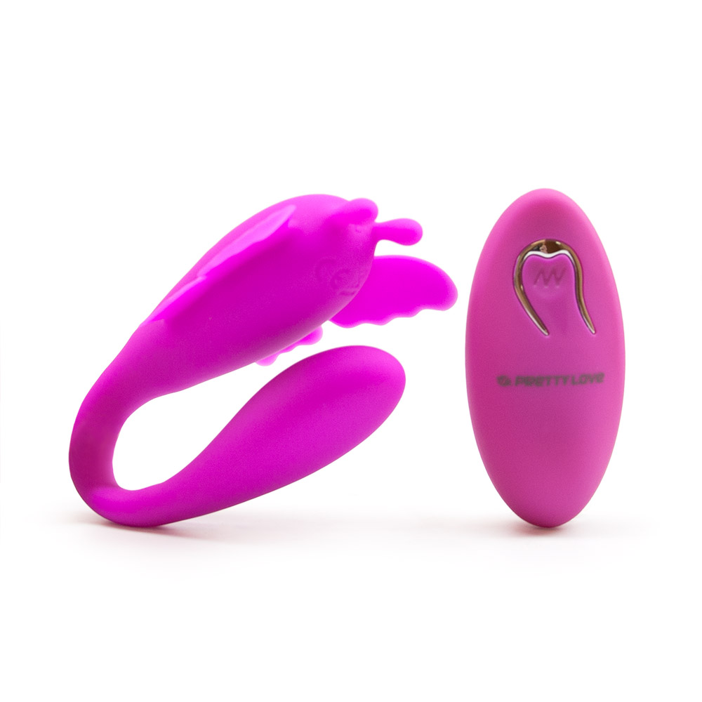 Night flight Remote control C-shape vibe for couples