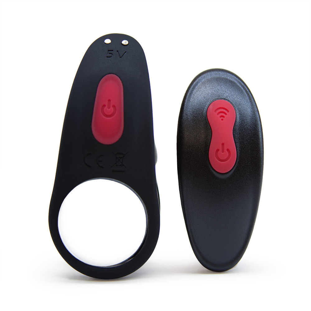 Magnum Vibrating cock sleeve with clit stimulator