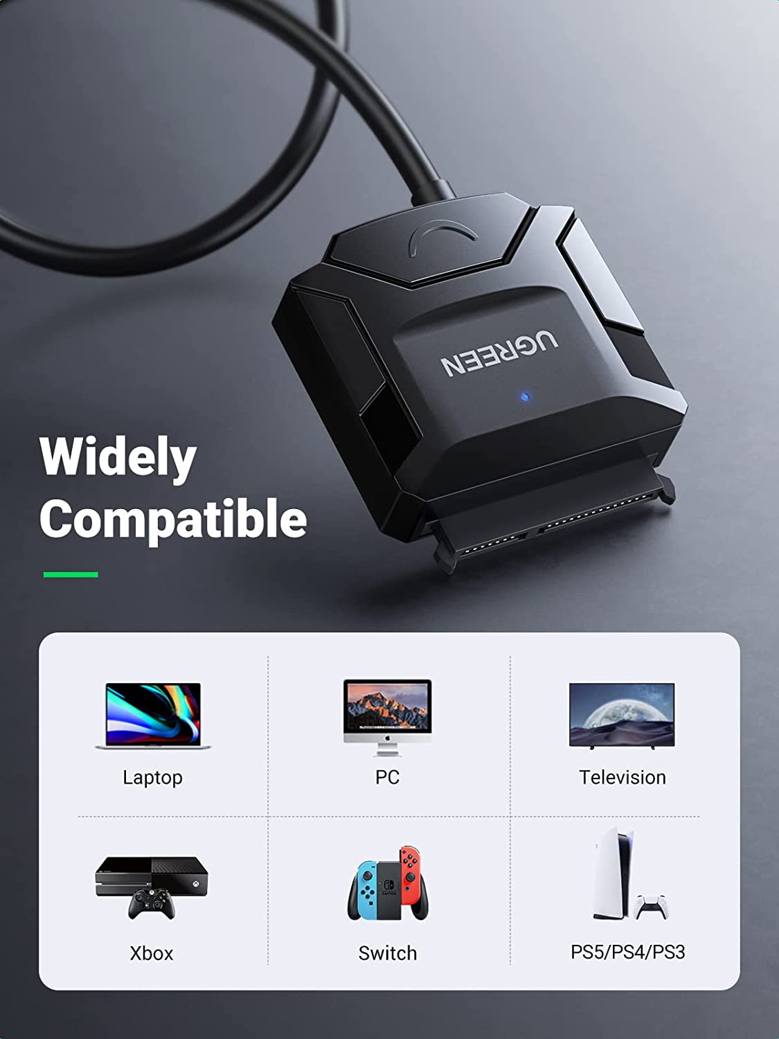 UGREEN SATA to USB 3.0 Adapter