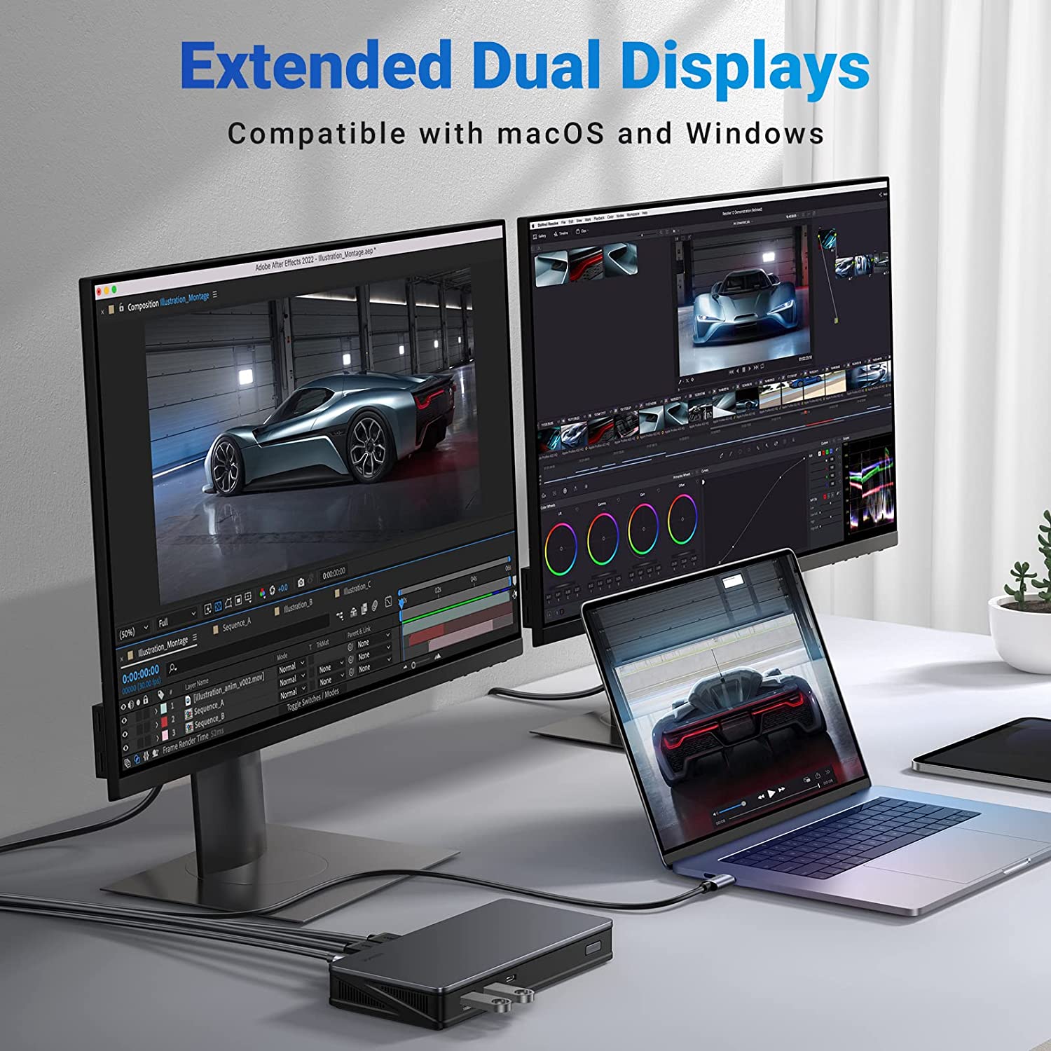 UGREEN USB C Docking Station