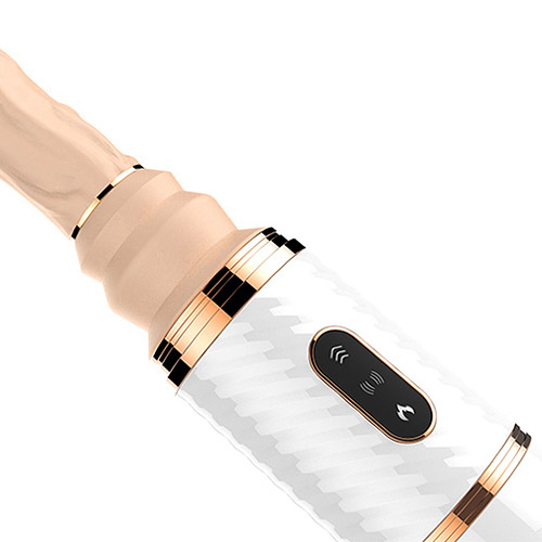 Spirit sex machine Thrusting vibrator with suction cup