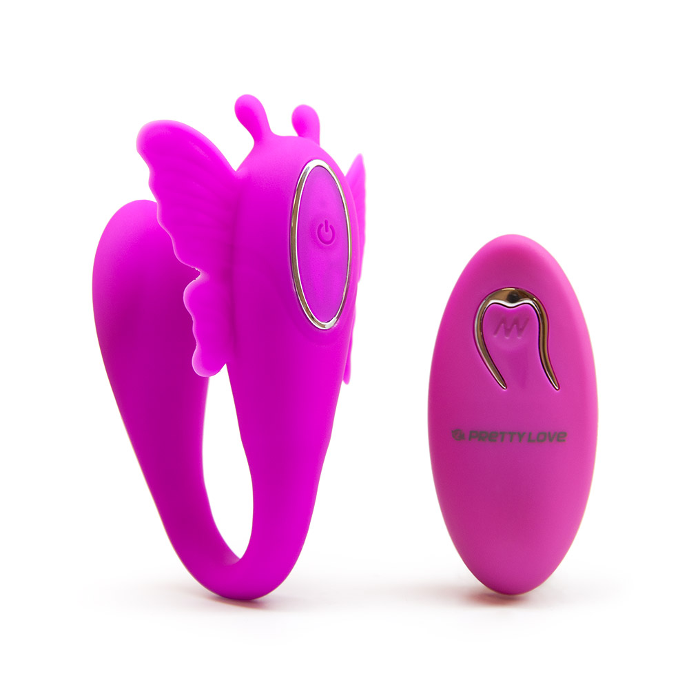 Night flight Remote control C-shape vibe for couples