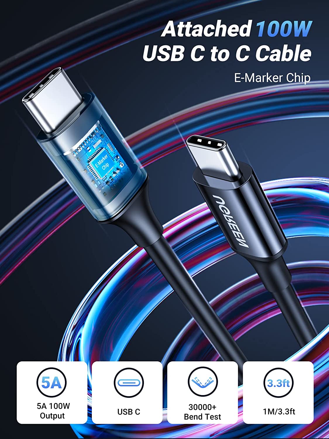 130W USB C Car Charger