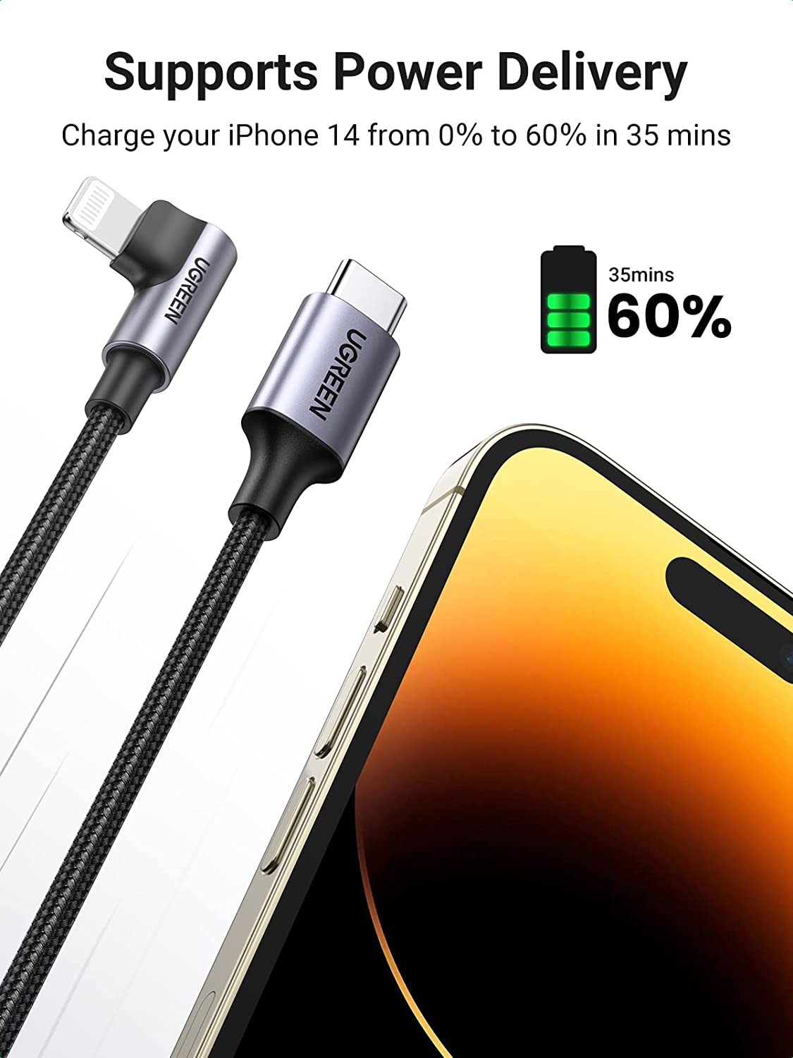 UGREEN MFi Certification Lightning Cable