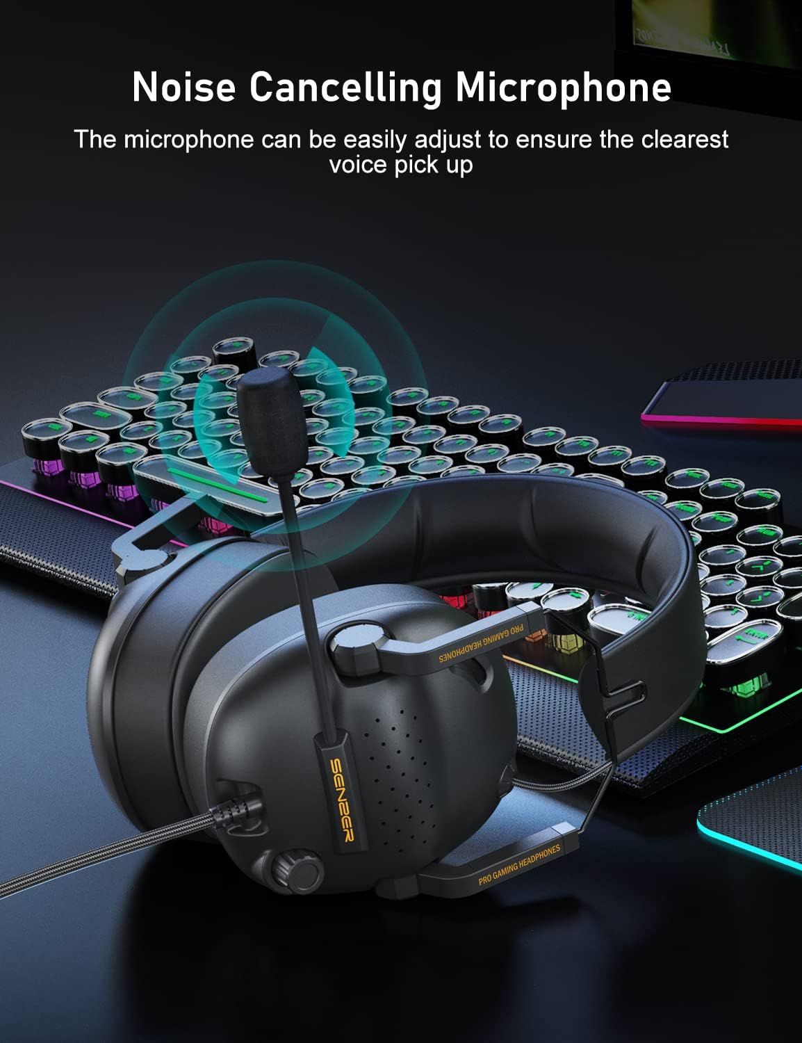 SENZER SG500 Surround Sound Pro Gaming Headset