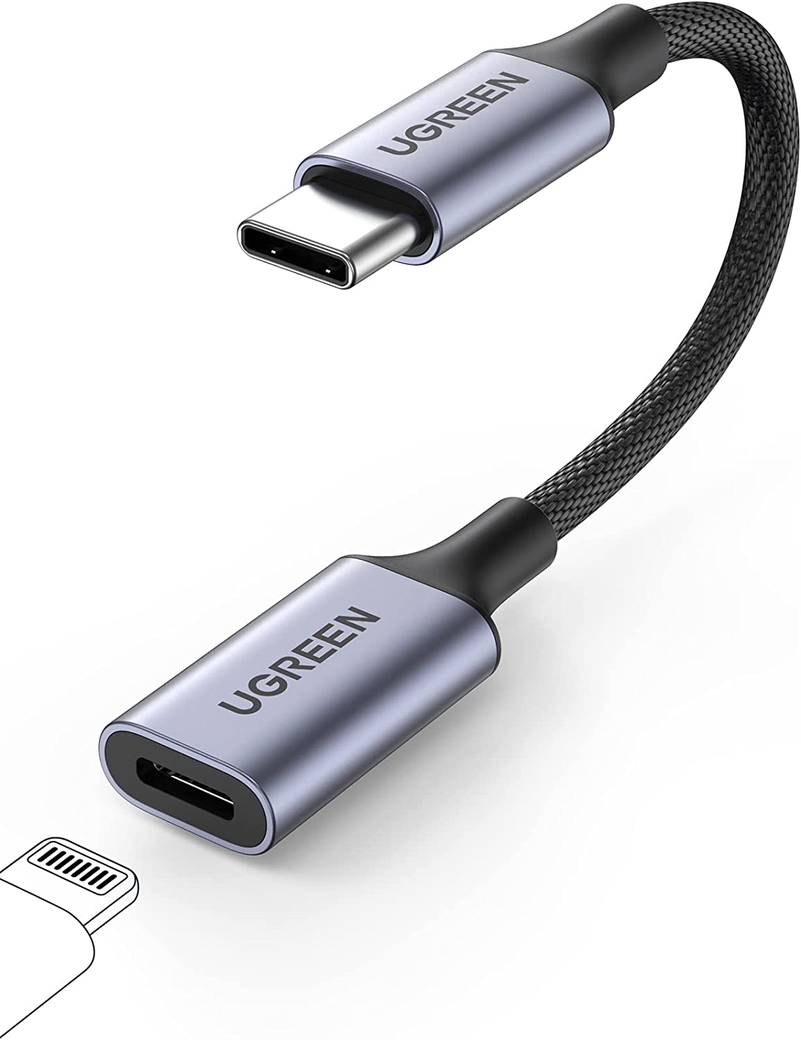 UGREEN USB C to Lightning Audio Adapter Type