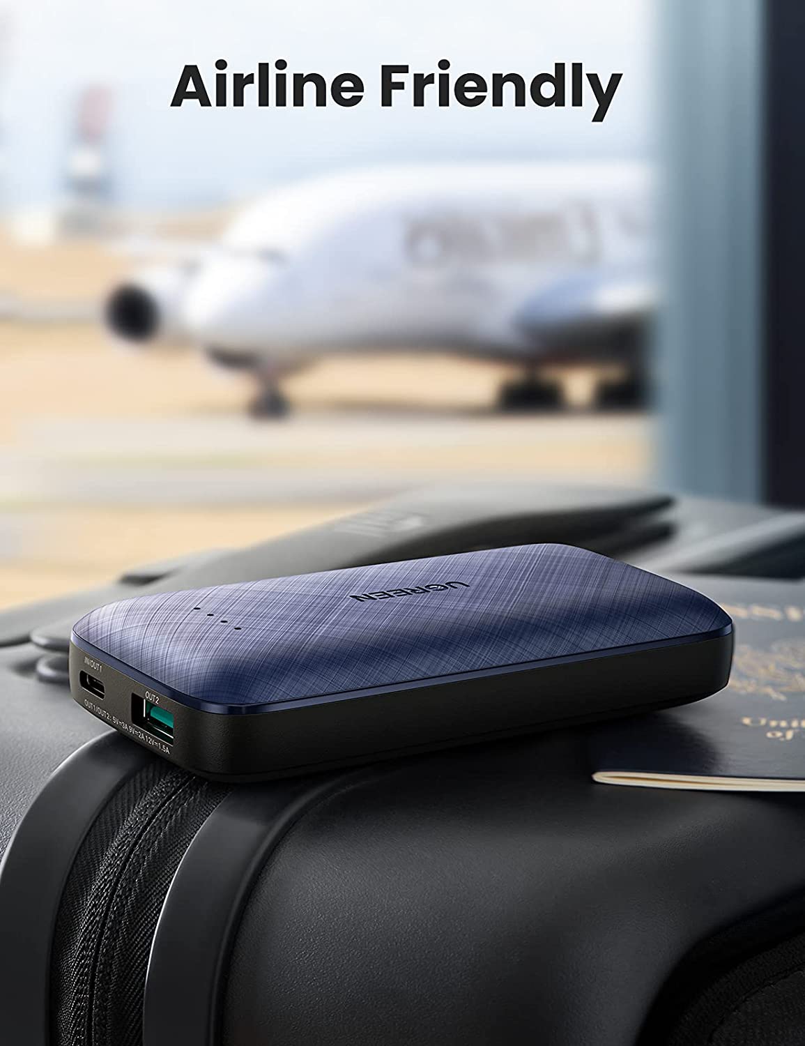 UGREEN Portable Charger 10000mAh USB-C Power Bank PD 20W