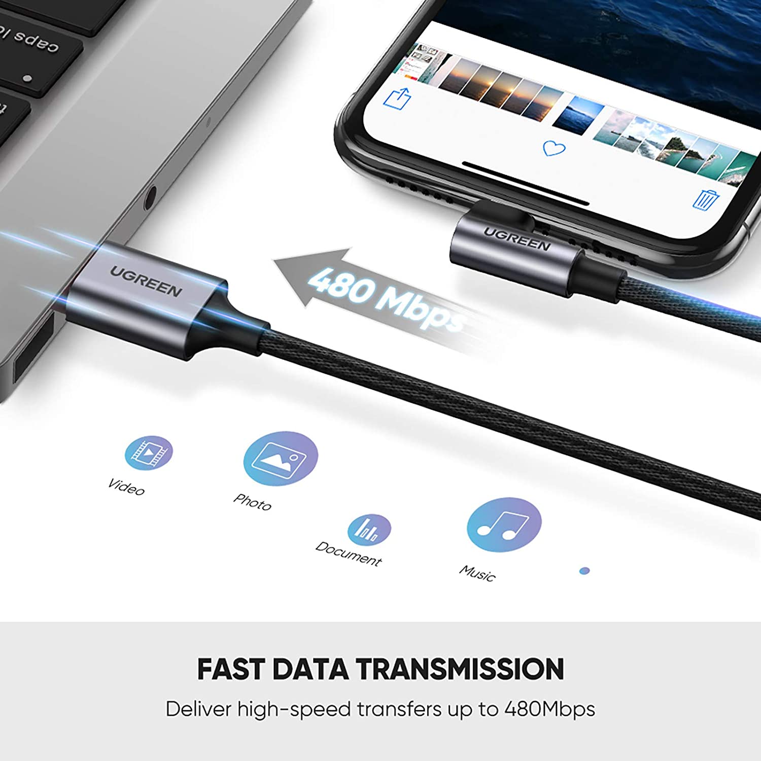 UGREEN MFi Certification Lightning Cable