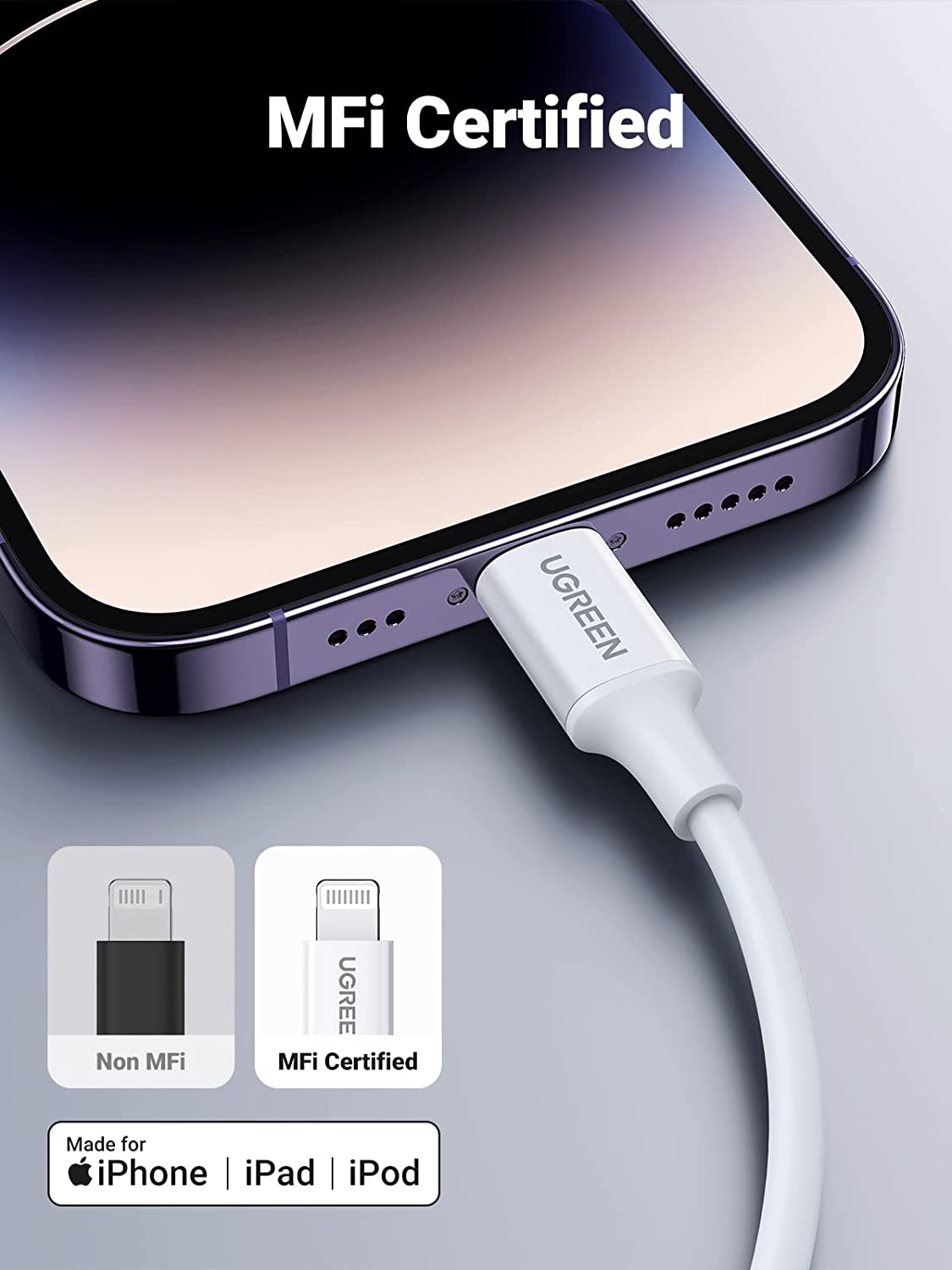 UGREEN USB C to Lightning Cable