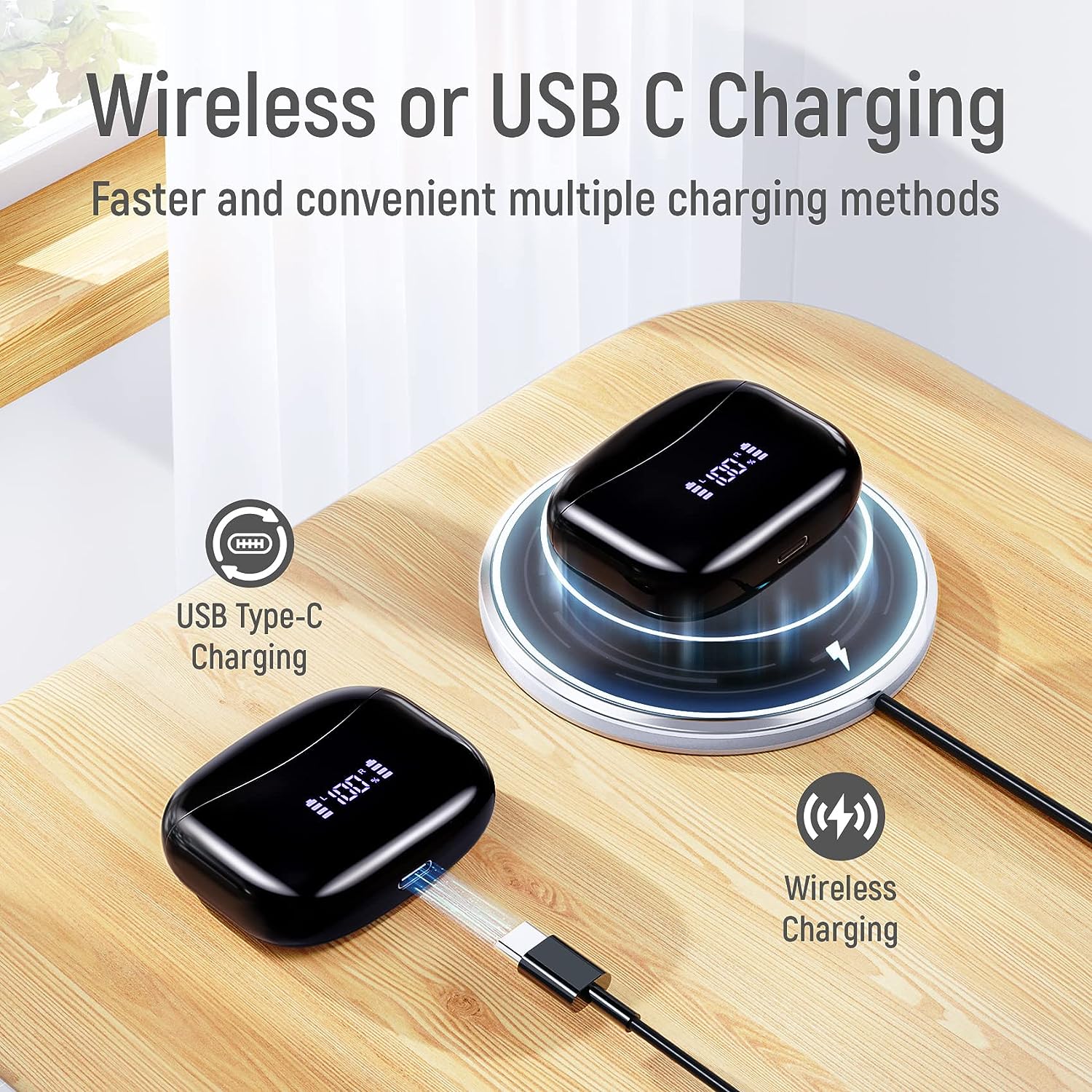 Bluetooth Headphones Wireless Earbuds