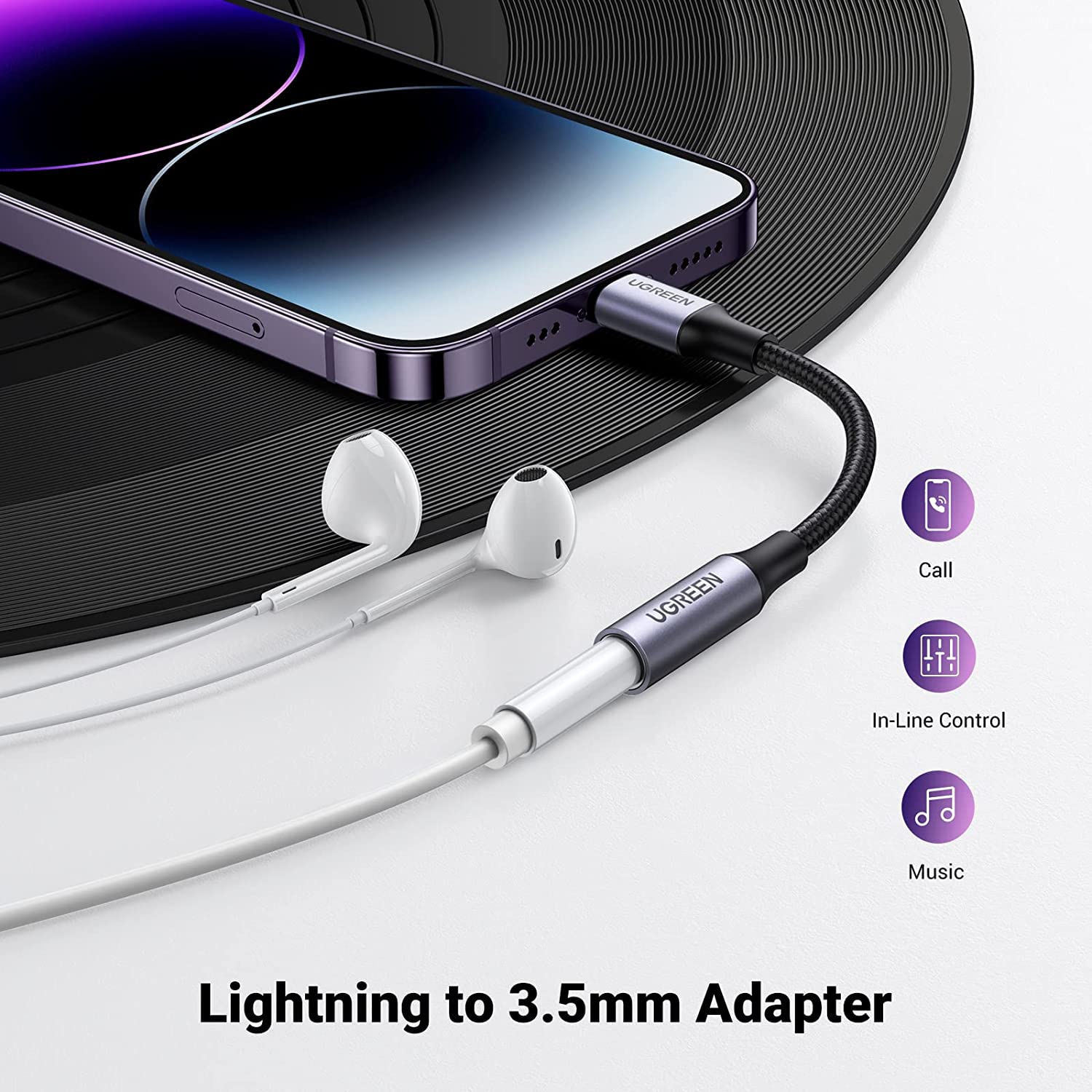 UGREEN Headphone Adapter for iPhone