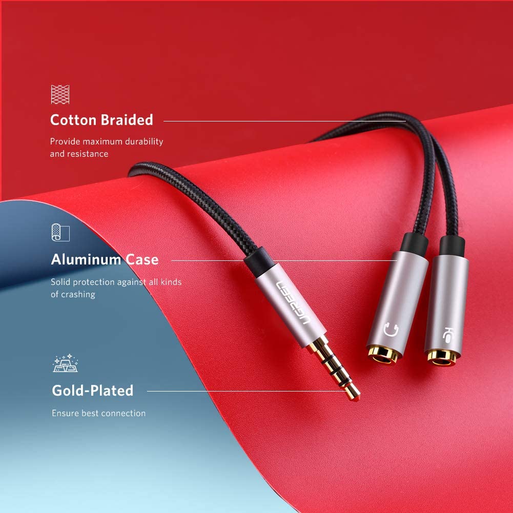 UGREEN Headphone Splitter 3.5mm
