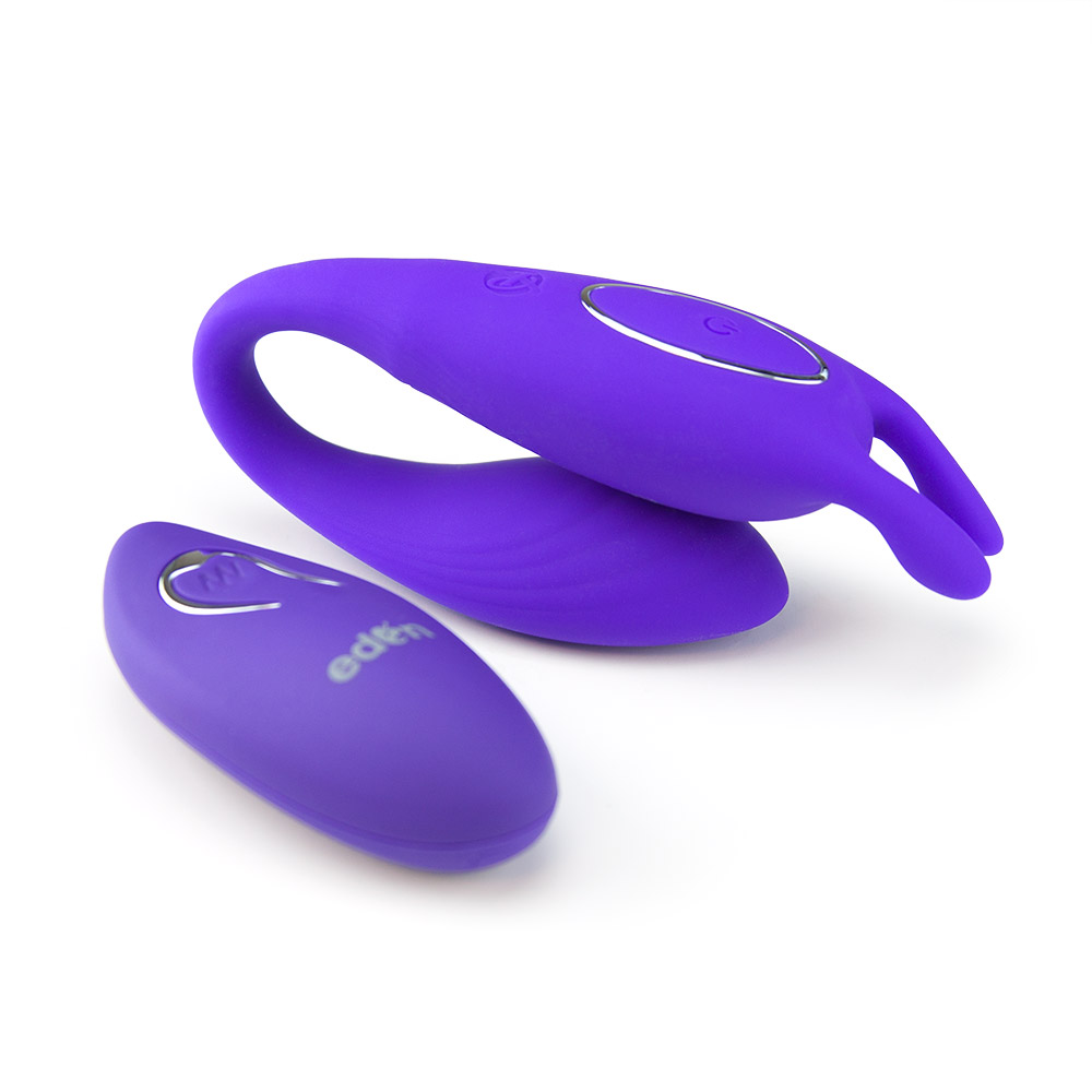 Passion Remote control C-shape vibe for couples