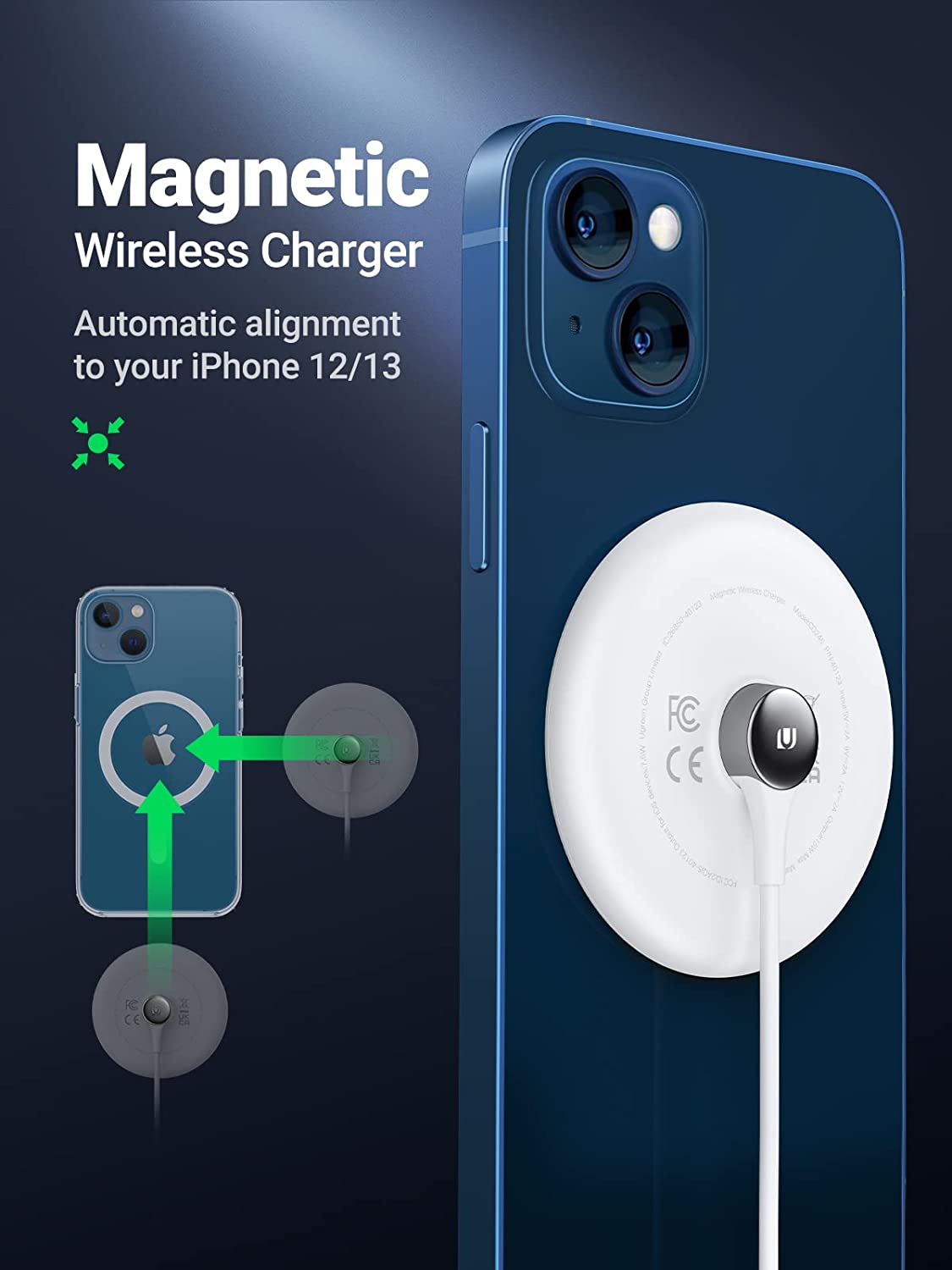 UGREEN Magnetic Wireless Charger