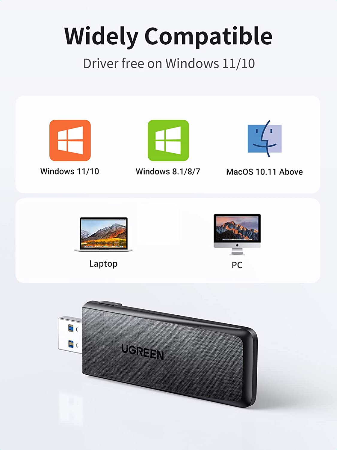 UGREEN AC1300 USB WiFi Adapter