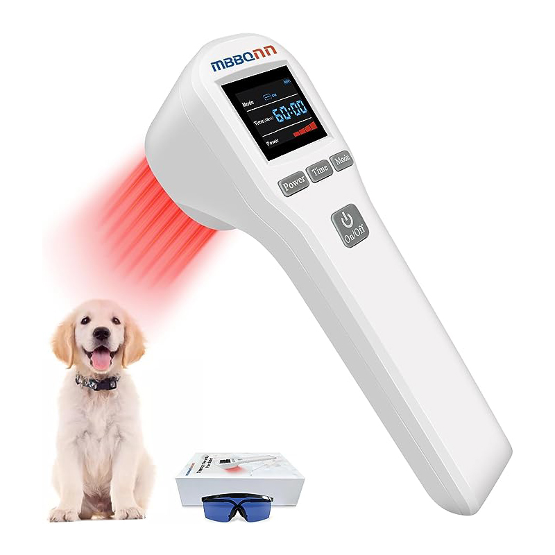 MBBQNN Cold Laser Therapy Device 4x808nm +16X650nm Low Level Laser Therapy for Pain Relief Arthritis Muscle Joints Tissue Red Light Therapy for Dog Cat Horse Pets Wound Healing Reduce Inflammation