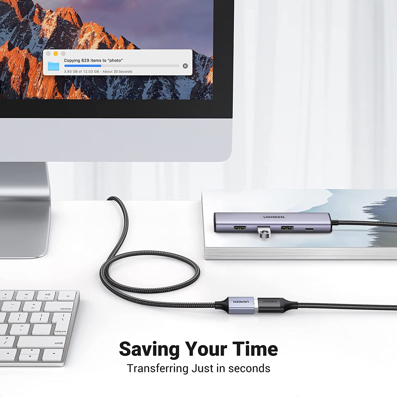 UGREEN 2 Pack USB Extension Cable