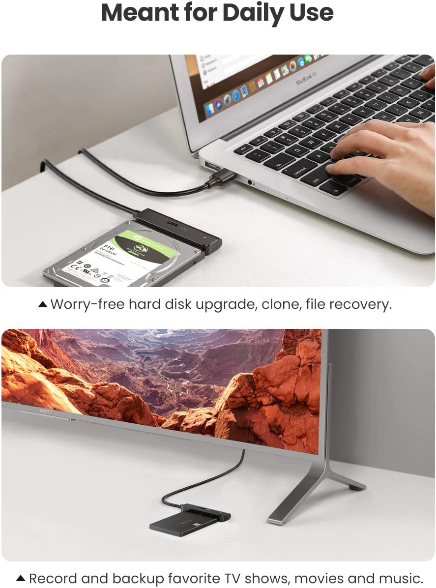 UGREEN SATA to USB 3.0 Adapter Cable for