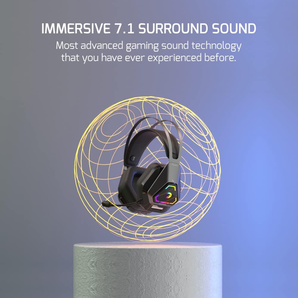 GAMEPOWER Warlord 7.1 RGB USB Gaming Headset