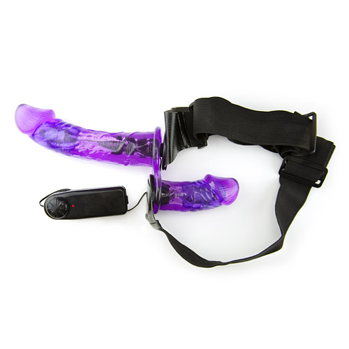 Double strap-on set Double dildo vibrating strap-on