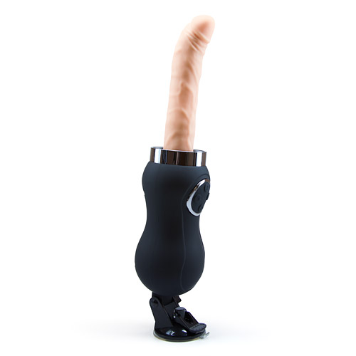 G-spot lover sex machine Thrusting vibrator with suction cup