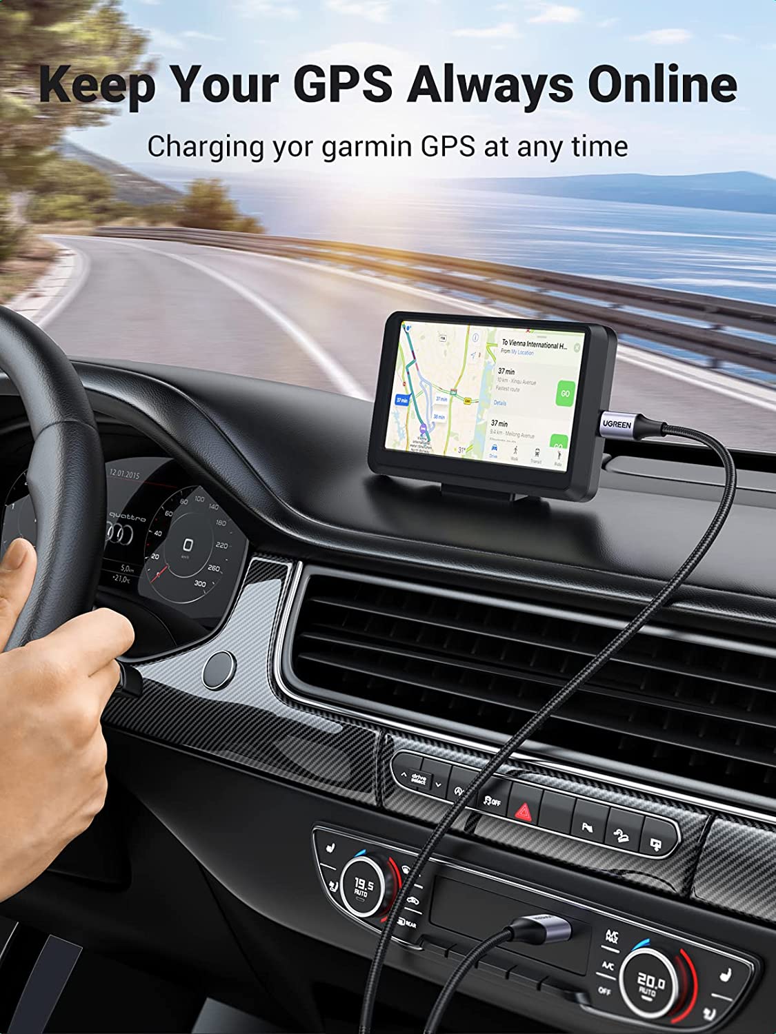 UGREEN Mini USB Cable [3ft, 2-Pack]