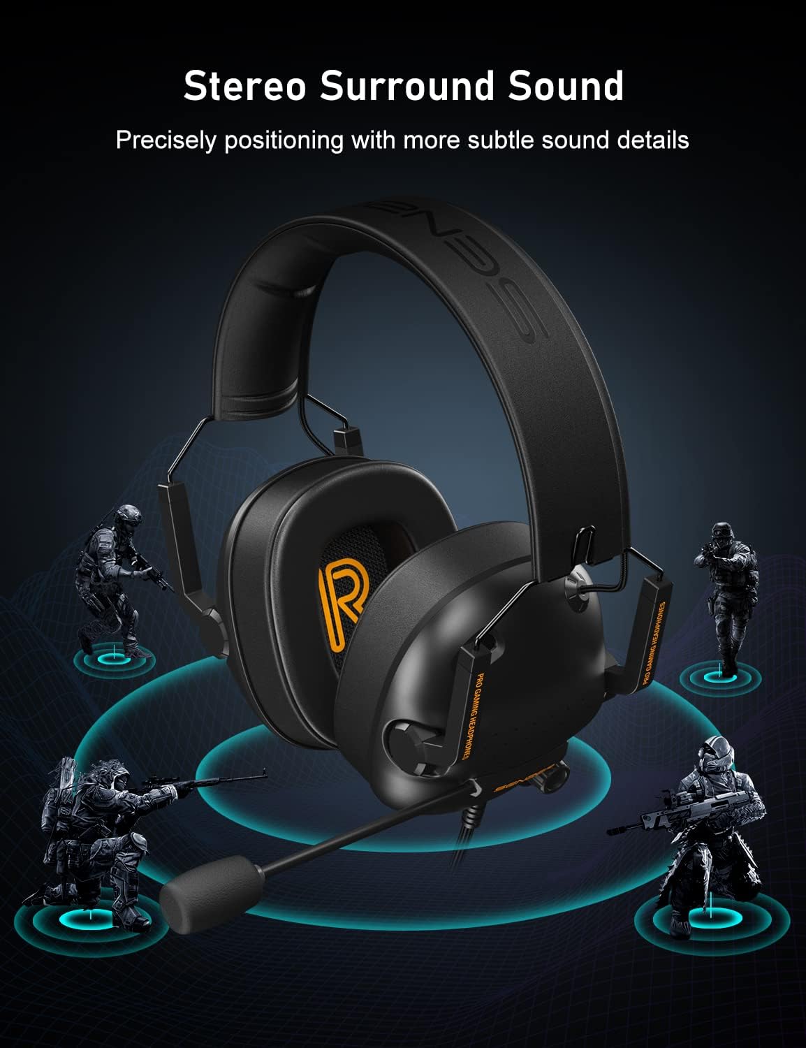 SENZER SG500 Surround Sound Pro Gaming Headset