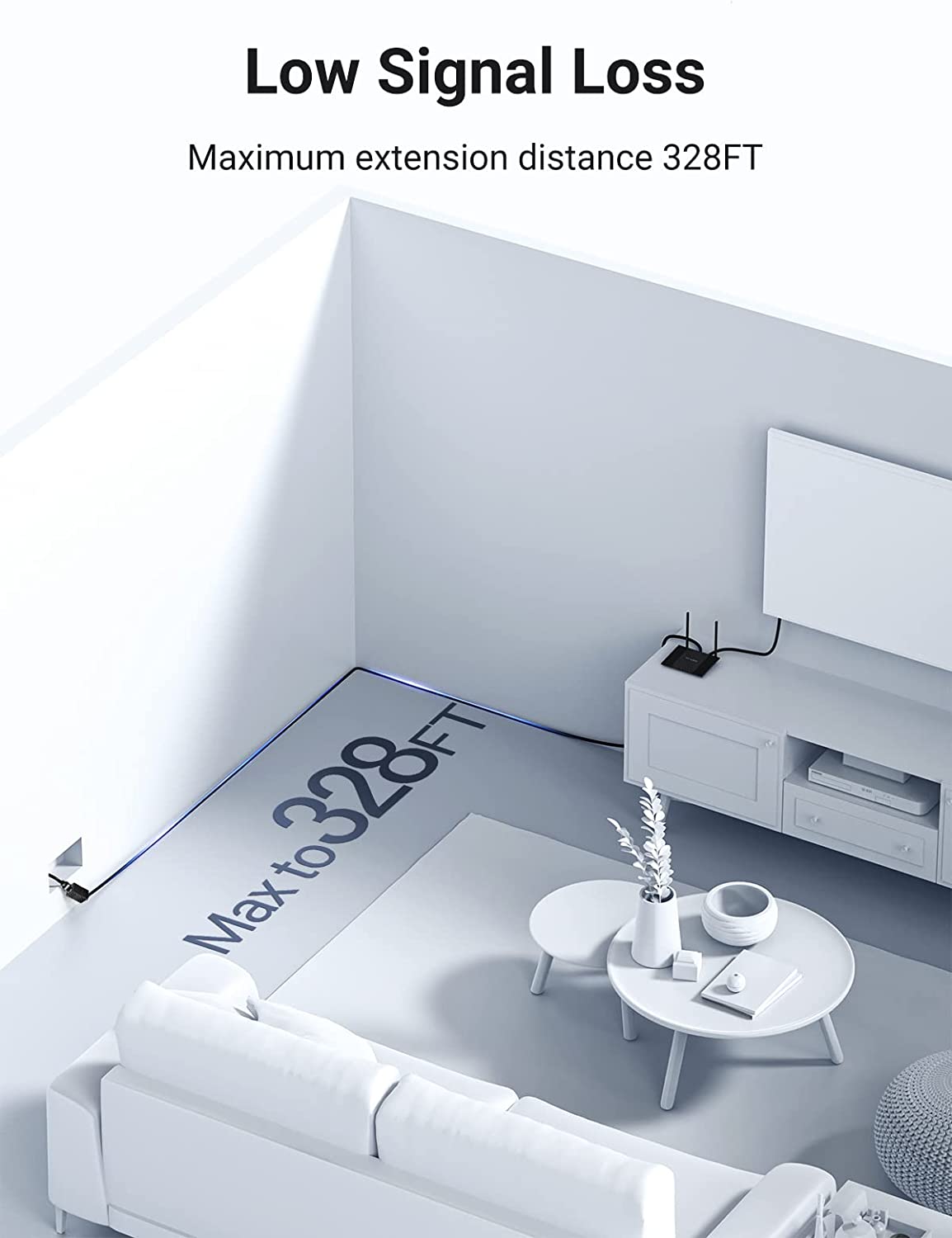 UGREEN RJ45 Coupler Ethernet Extender 1000Mbps