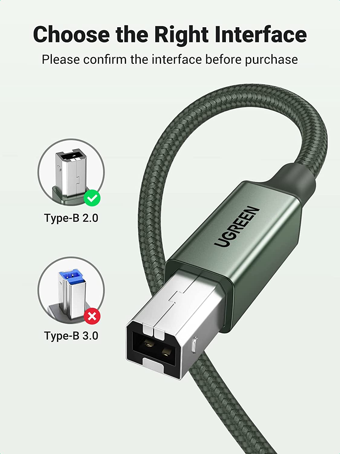 UGREEN Printer Cable