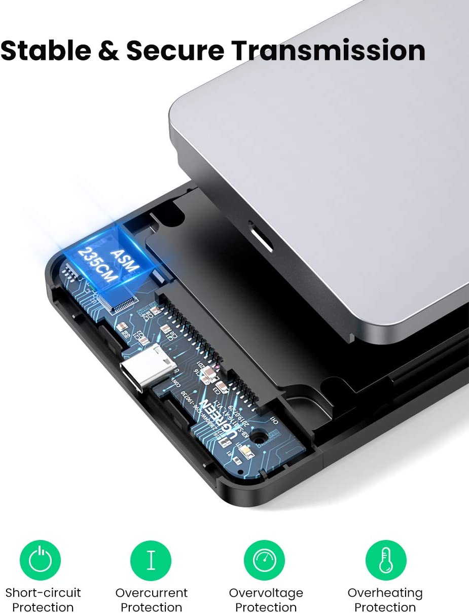 UGREEN Hard Drive Enclosure for 2.5