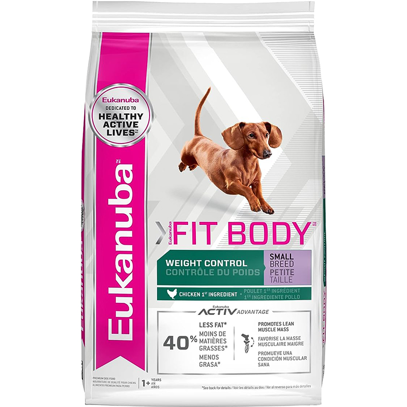 Eukanuba Fit Body Weight Control Small Breed Dry Dog Food, 4 lb. Bag