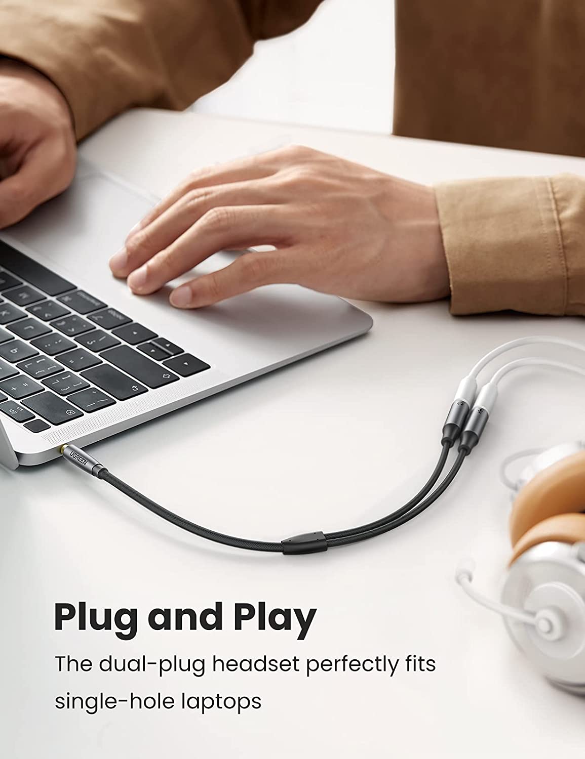 UGREEN Headphone Splitter Headset Splitter