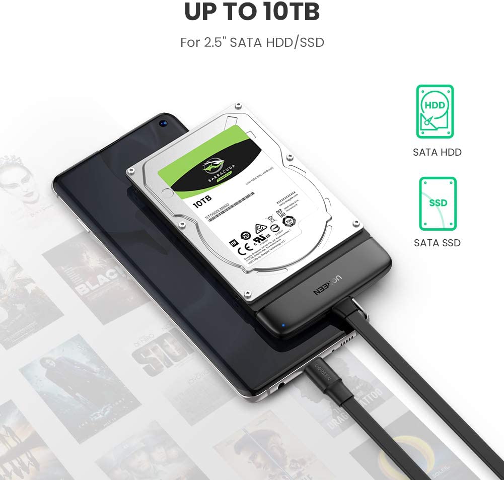 UGREEN SATA to USB C Adapter Cable for 2.5