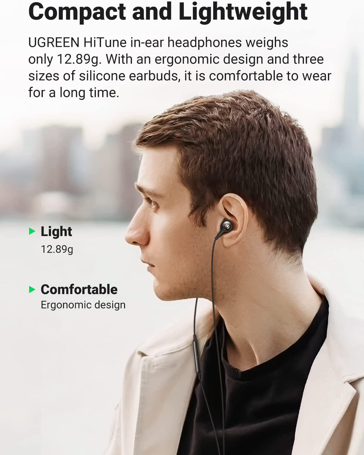 UGREEN 3.5mm Earbuds