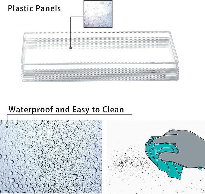 HOMICKER Pet Playpen Portable Small Animals Playpen, Pet Fence Yard Fence for Guinea Pigs, Bunny, Ferrets, Mice, Hamsters, Hedgehogs, Puppies, Turtles