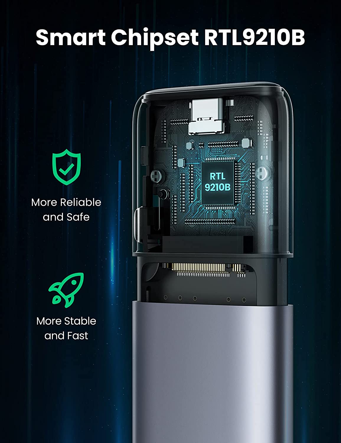 UGREEN M.2 NVME SATA SSD Enclosure